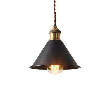 Industrial Loft Style Metal Shade LED Pendant Light
