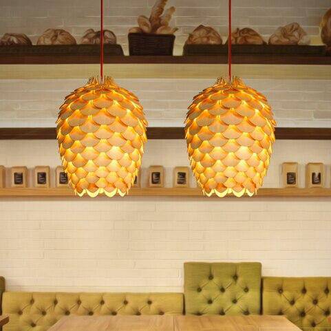 Wooden Flower Suspension Design with Chiba Petals
