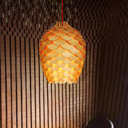 Wooden Flower Suspension Design with Chiba Petals