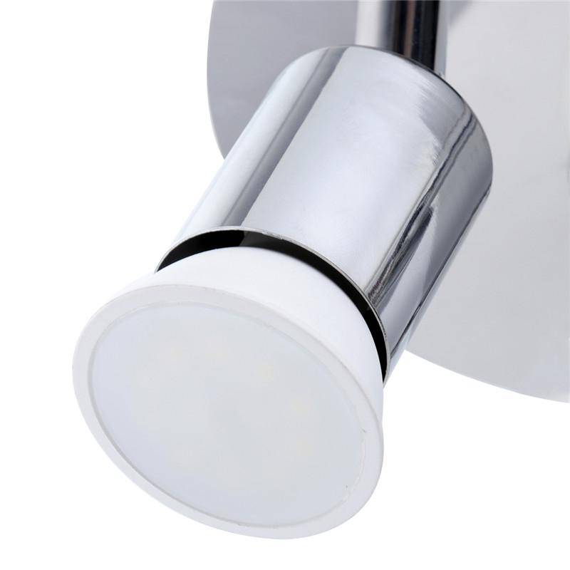 Modern Chrome LED 3-Spot Ceiling Light