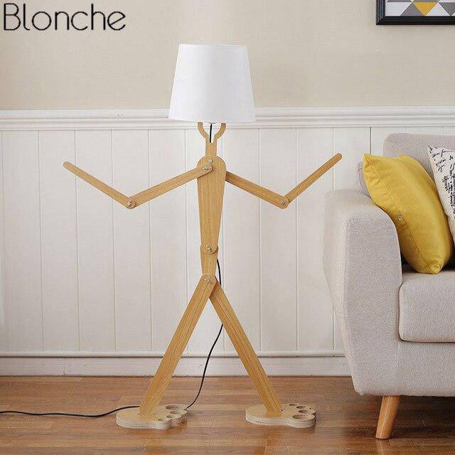 Modern LED Stick Figure Floor Lamp