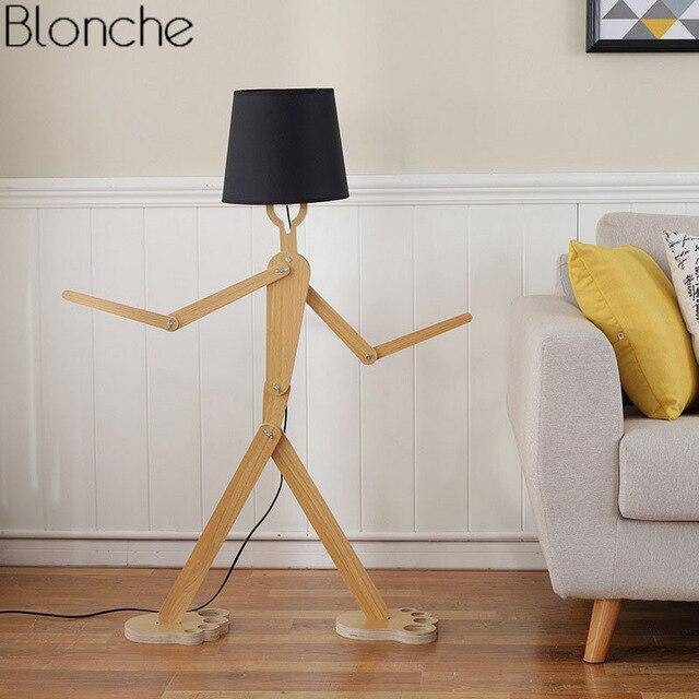 Modern LED Stick Figure Floor Lamp
