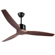Wooden 3-Blade Ceiling Fan
