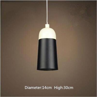 Round Metal Shade LED Suspension Light with Gold Edges - Loft Style