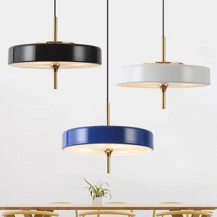 Juna Style Metal Circular Shade LED Pendant Light