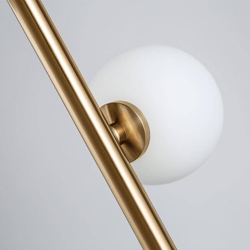 Modern LED Floor Lamp with Multiple Glass Balls