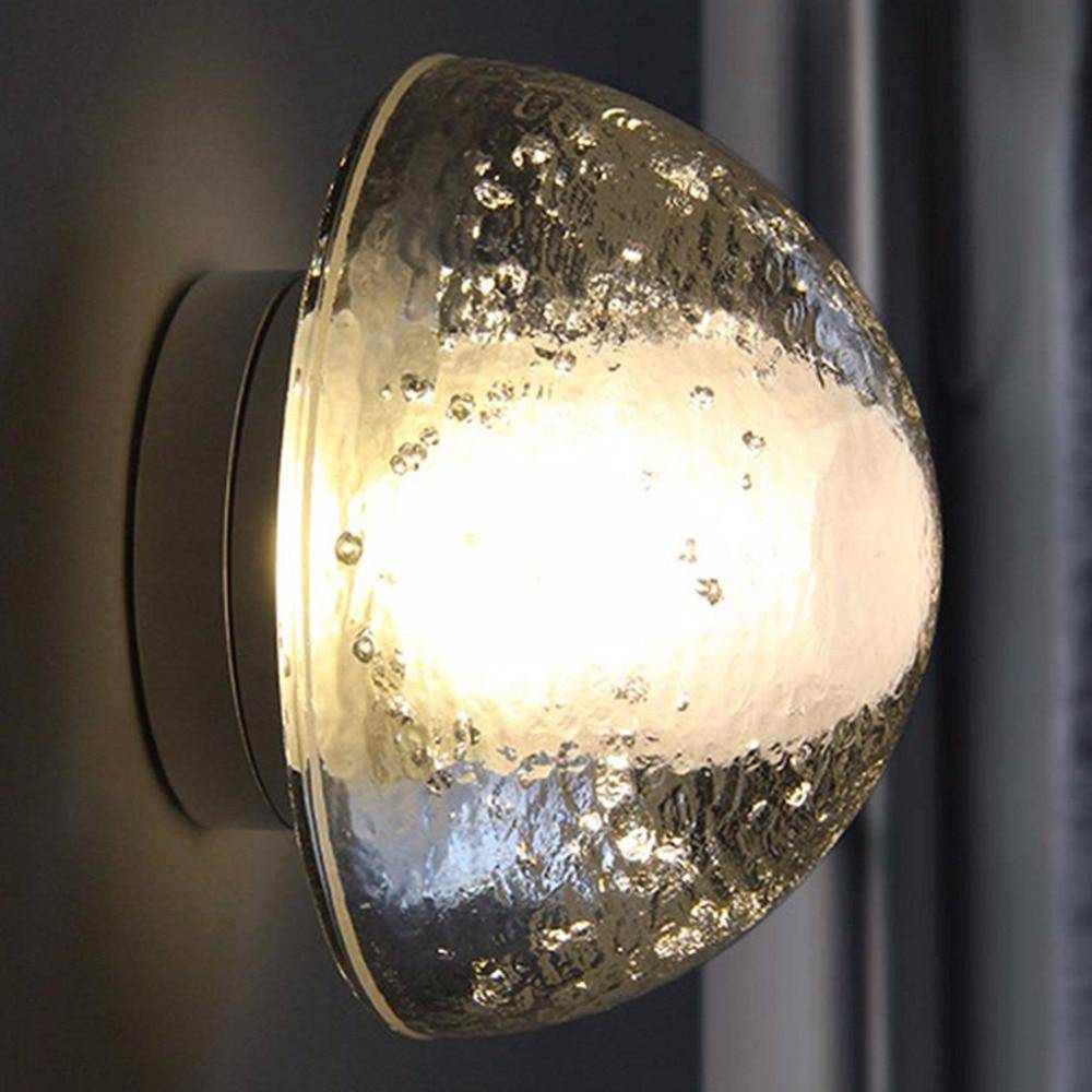 Outdoor Crystal Globe Wall Sconce