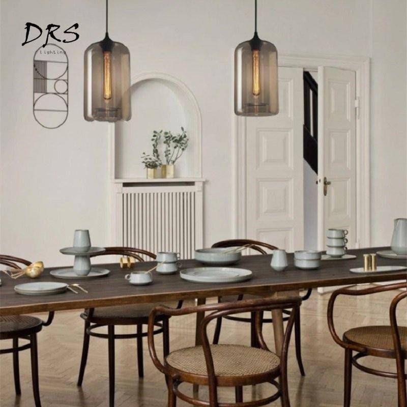 Scandinavian Glass Pendant Lights in Various Shapes