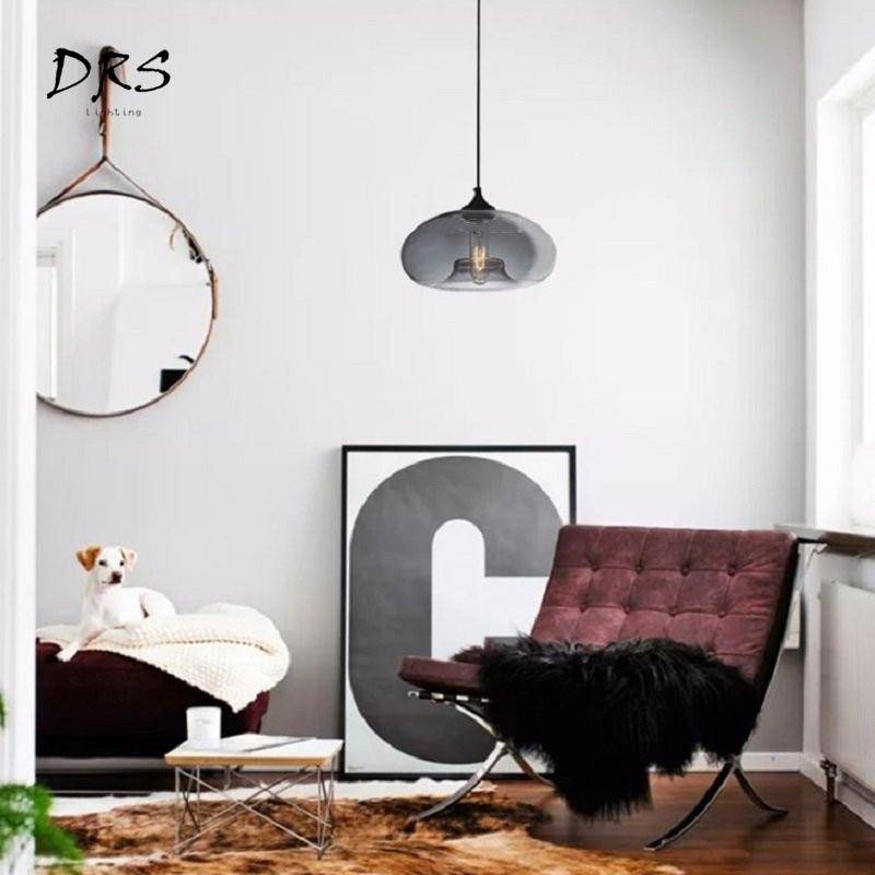 Scandinavian Glass Pendant Lights in Various Shapes
