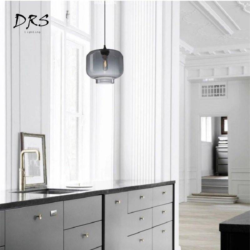 Scandinavian Glass Pendant Lights in Various Shapes