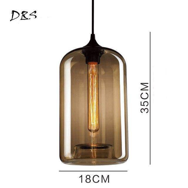 Scandinavian Glass Pendant Lights in Various Shapes