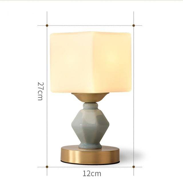Modern Ceramic Copper Table Lamp