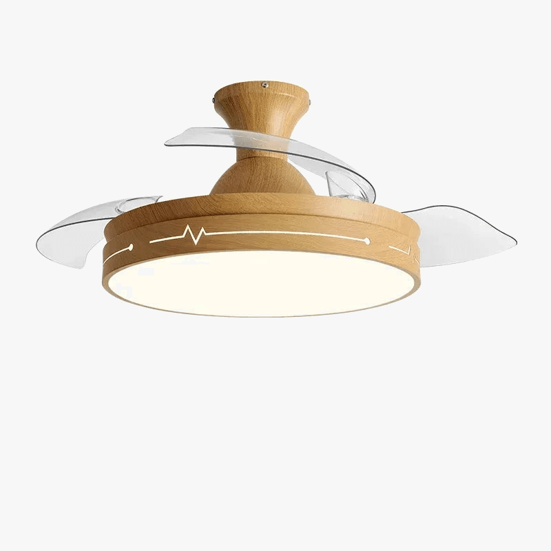 Quiet Control Ceiling Fan with Light Norenza