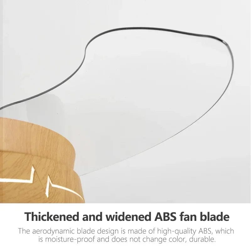 Quiet Control Ceiling Fan with Light Norenza