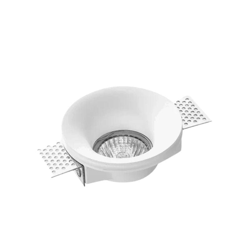 Recessed GU10 LED Downlight - Borderless Anti-Glare for Living Room, Bedroom, and Hallway Round Norenza
