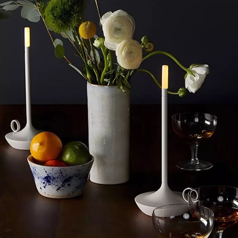 Rechargeable LED Candle Table Lamp for RV | Touch Night Light for Home Decor, Creative Desk Atmosphere Norenza