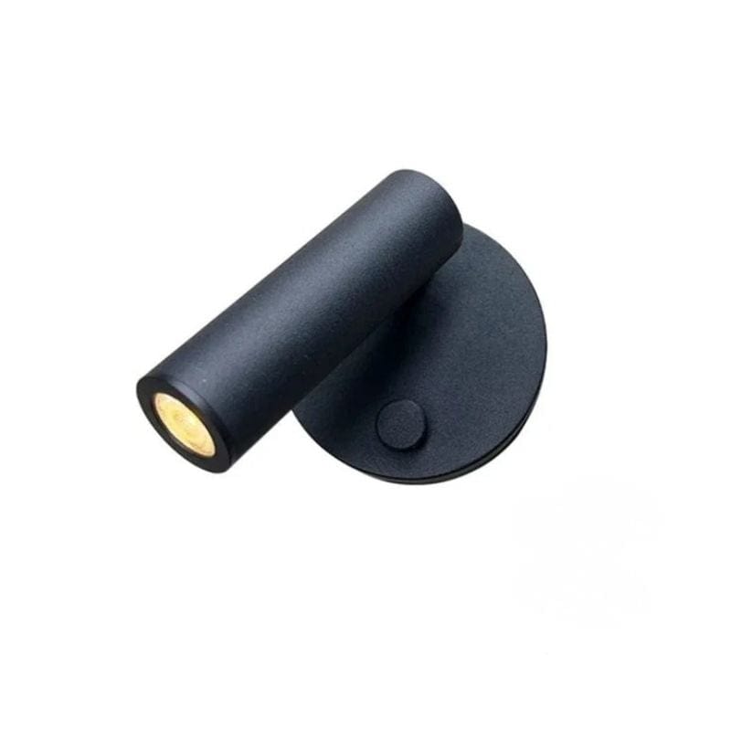 Rechargeable Wireless LED Wall Lamp with Touch Dimmer Black Norenza