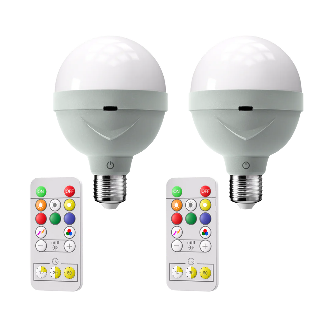 Rechargeable Light Bulbs (SET OF 2)