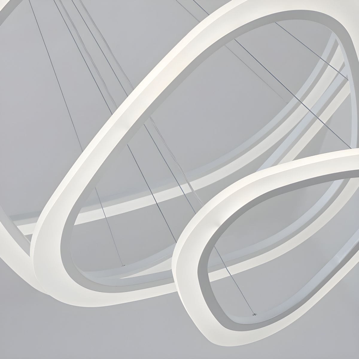 Remote-Controlled Luxury LED Ring Chandelier Norenza