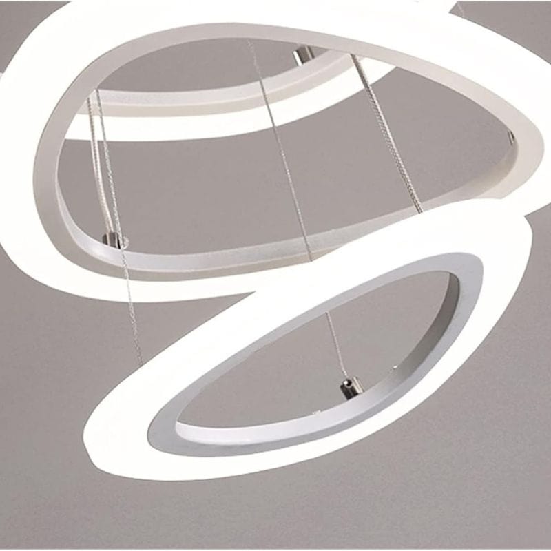 Remote-Controlled Luxury LED Ring Chandelier Norenza