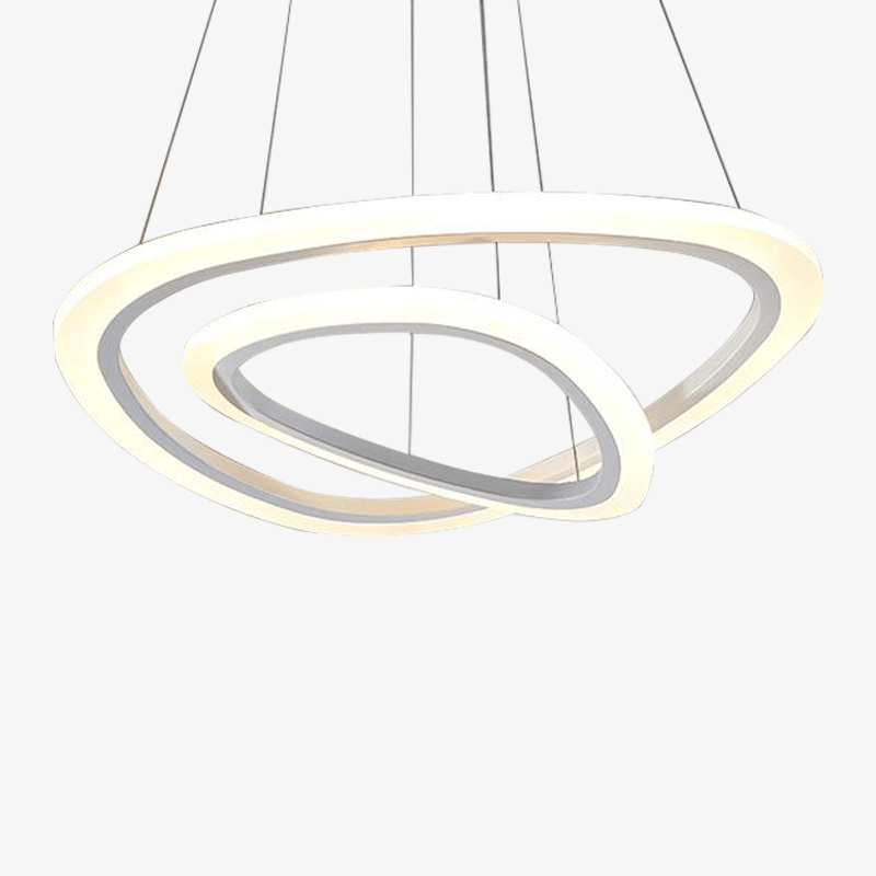 Remote-Controlled Luxury LED Ring Chandelier Norenza