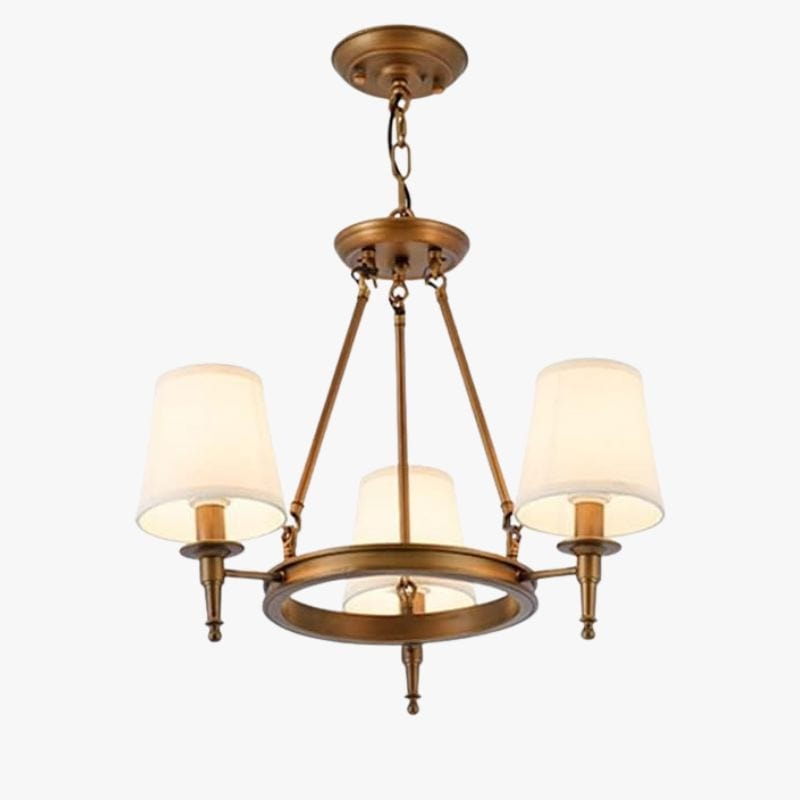 Retro American Ceiling Lamp for Home Living Room Dining Decor Brown / 3 lights Norenza