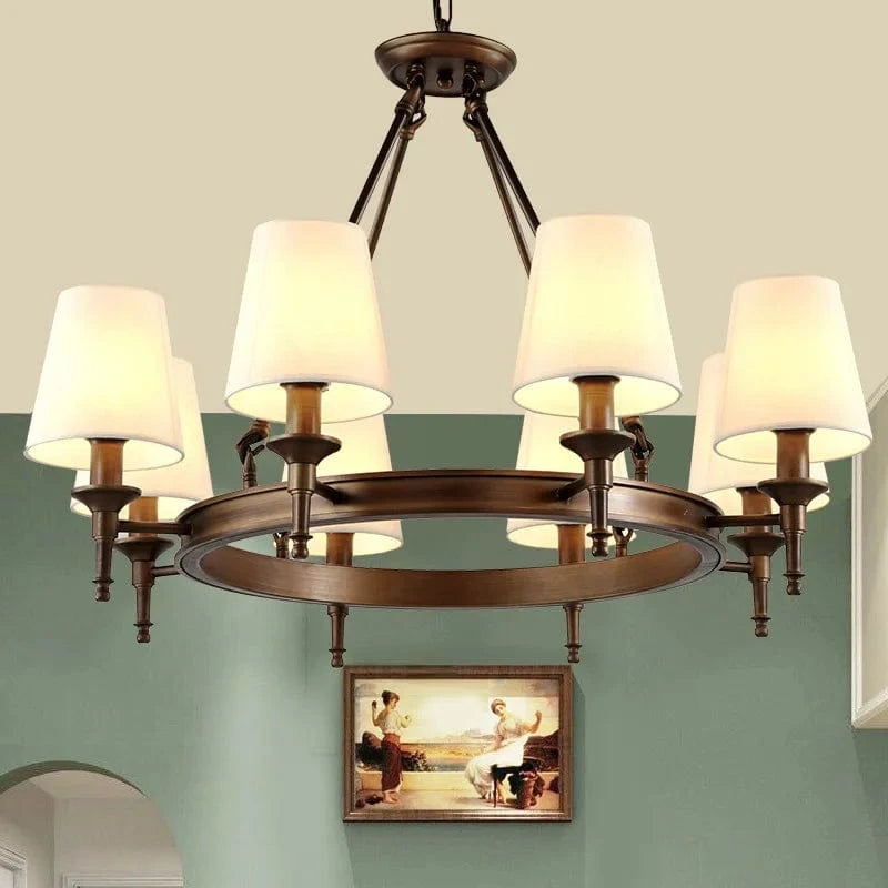 Retro American Ceiling Lamp for Home Living Room Dining Decor Norenza