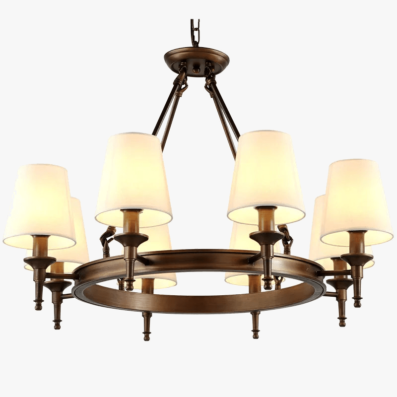 Retro American Ceiling Lamp for Home Living Room Dining Decor Norenza