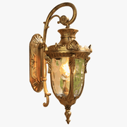 Retro American Style Waterproof Outdoor Wall Sconce Bronze Norenza
