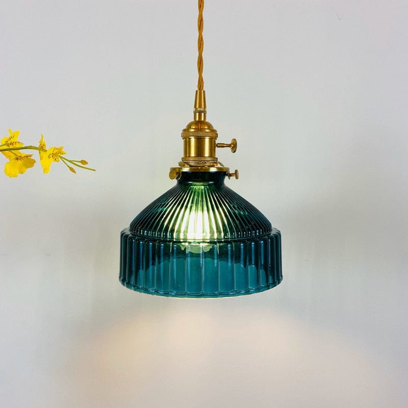Retro Glass Shade Pendant Light by Casbelle Norenza