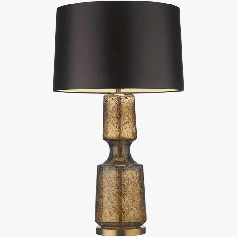 Retro Glass Table Lamp - Minimalist Design for Home Decor Brown Norenza
