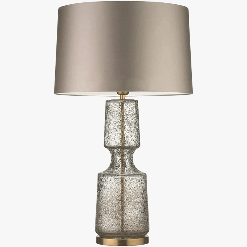 Retro Glass Table Lamp - Minimalist Design for Home Decor Gray Norenza