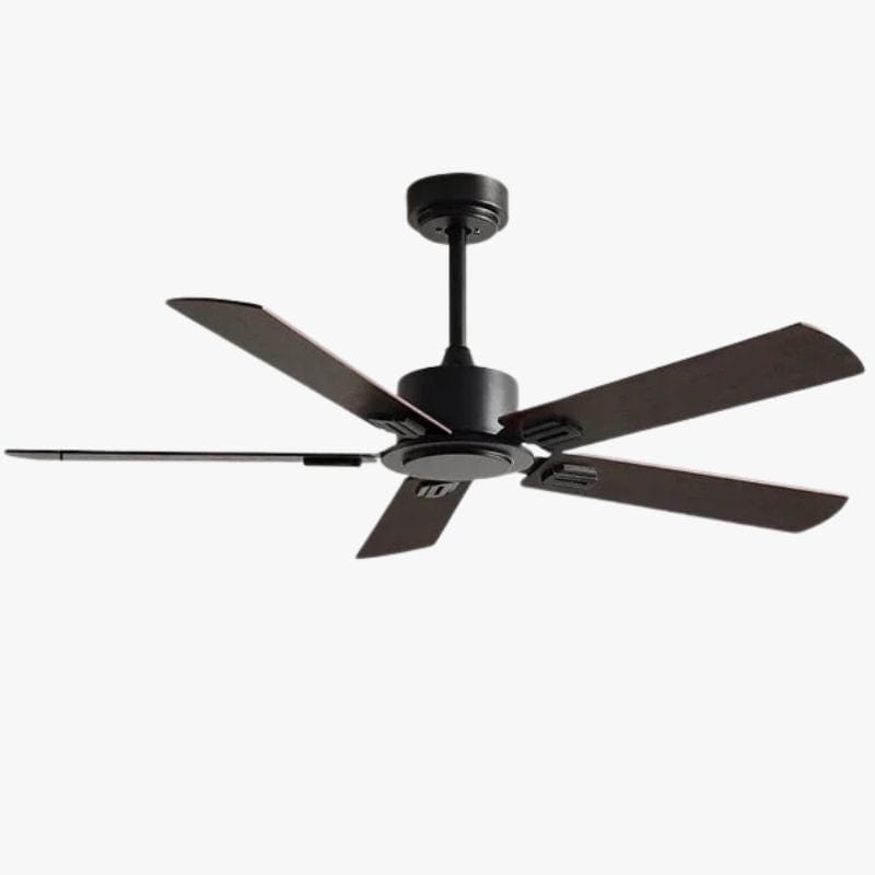 Retro Industrial Ceiling Fan Without Light and Remote Control Norenza