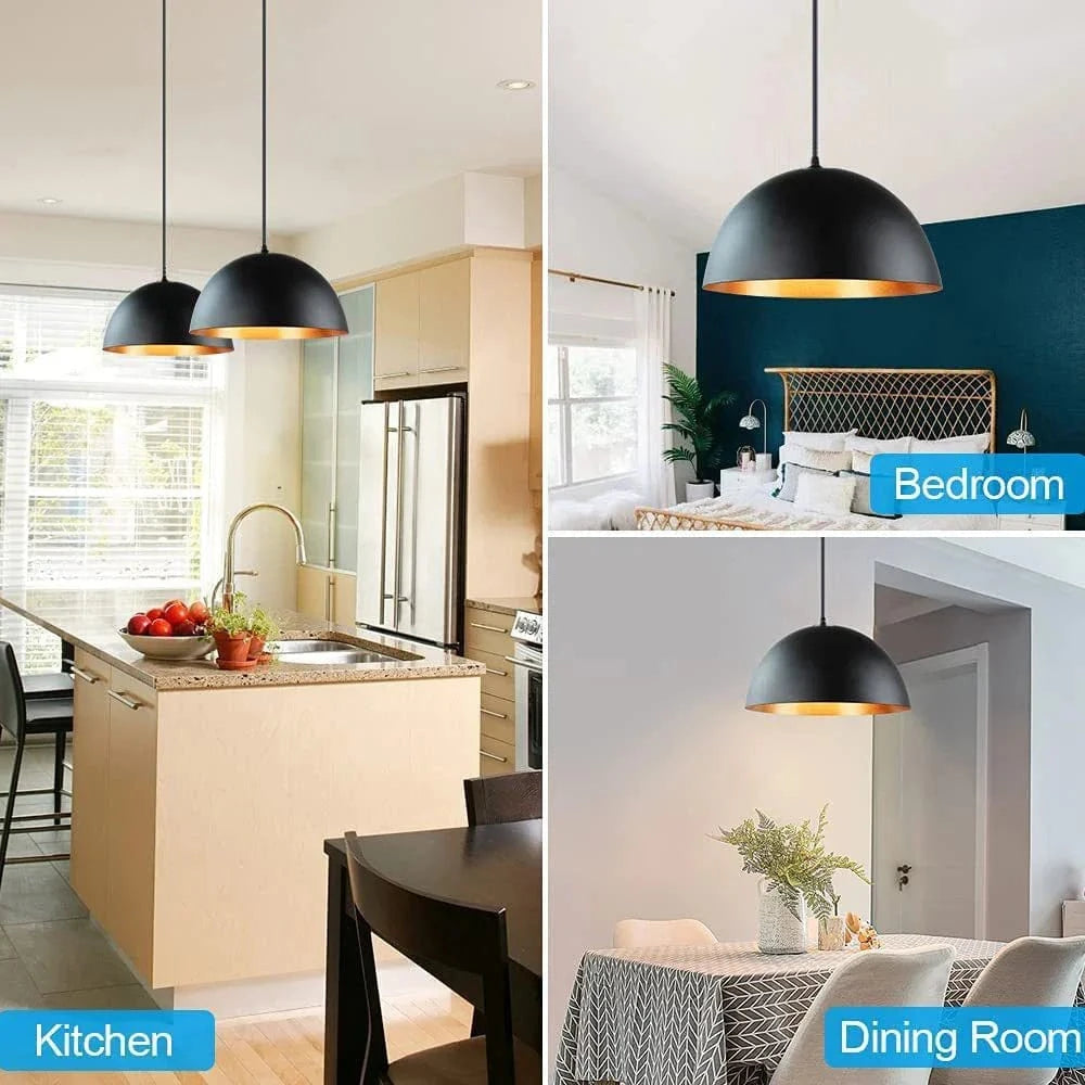 Retro Industrial LED Iron Nordic Pendant Light Norenza