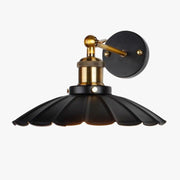 Retro LED Wall Sconce with Metal Tile Shade for Home Norenza