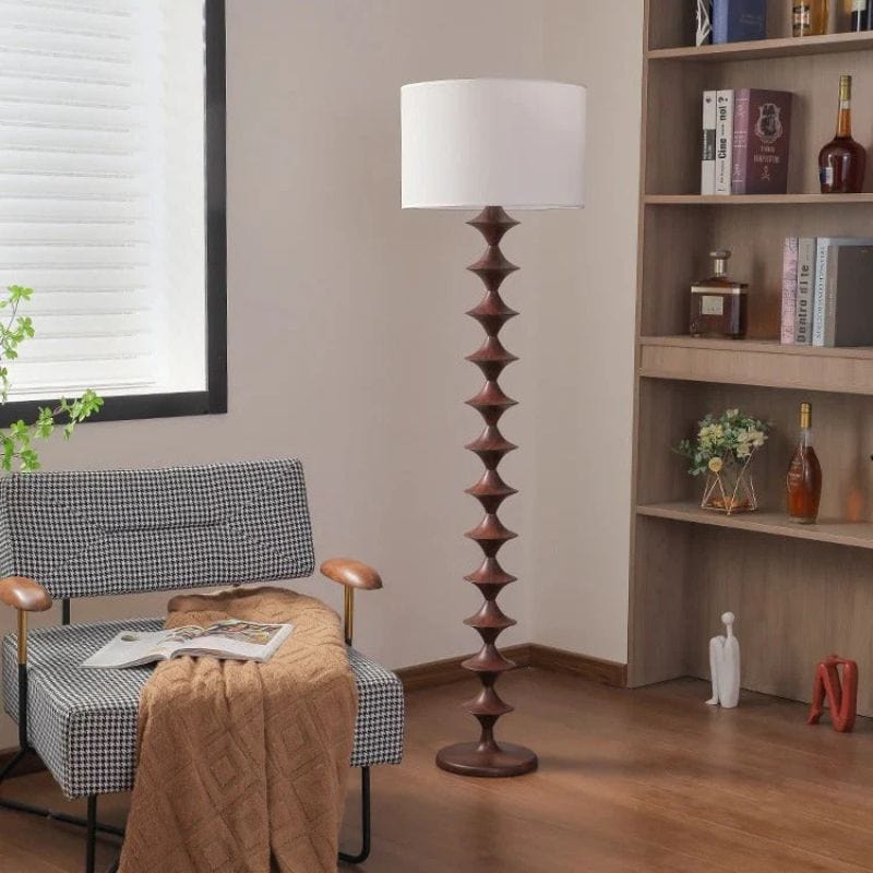 Retro Medieval Gourd-Shaped Decorative Floor Lamp with LED Light Norenza