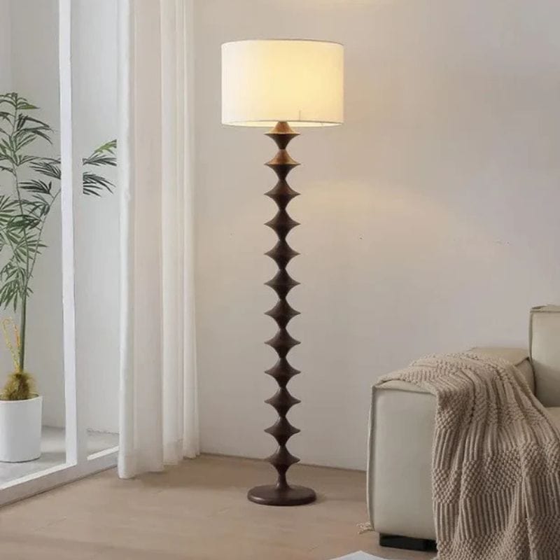 Retro Medieval Gourd-Shaped Decorative Floor Lamp with LED Light Norenza