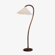 Retro Minimalist Wooden Floor Lamp for Ambient Decor Norenza