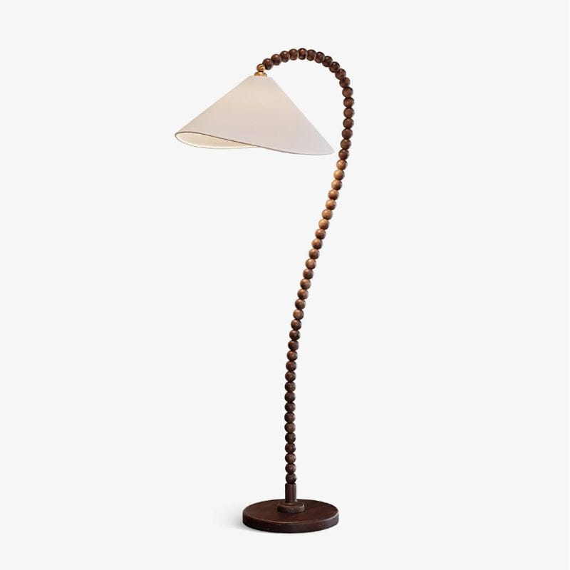 Retro Minimalist Wooden Floor Lamp for Ambient Decor Norenza