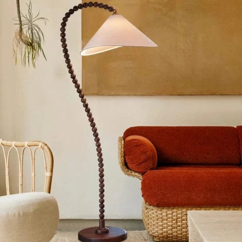 Retro Minimalist Wooden Floor Lamp for Ambient Decor Norenza