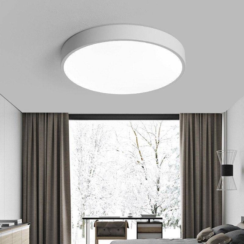 Round and Flat LED Ceiling Light (Multiple Sizes) White / 12" (30 cm) Norenza