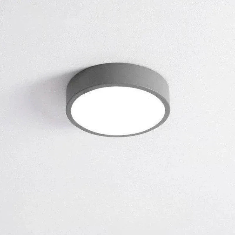 Round LED Ceiling Light Gray Norenza