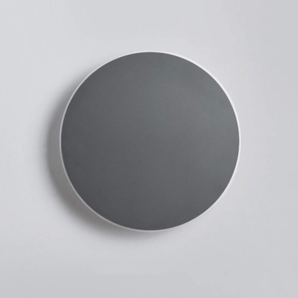 Round LED Eclipse Wall Sconce (Single Unit) Gray Norenza