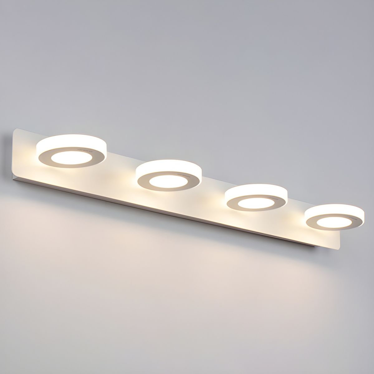 Round LED Wall Light for Art and Mirror 4 lights – 22.8 in Norenza