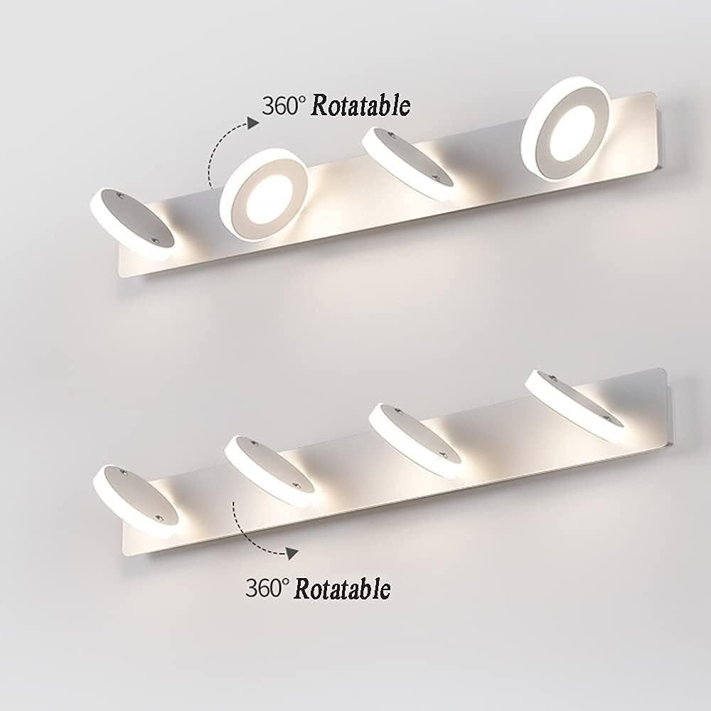 Round LED Wall Light for Art and Mirror Norenza