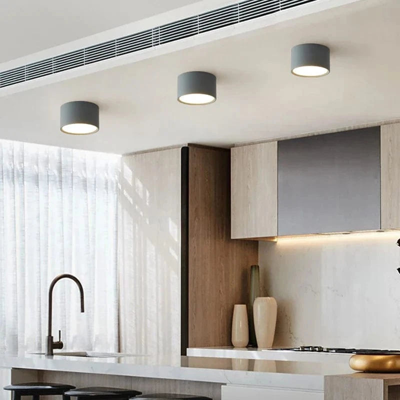 Round Metal LED Ceiling Spotlight Norenza