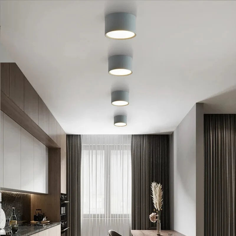 Round Metal LED Ceiling Spotlight Norenza