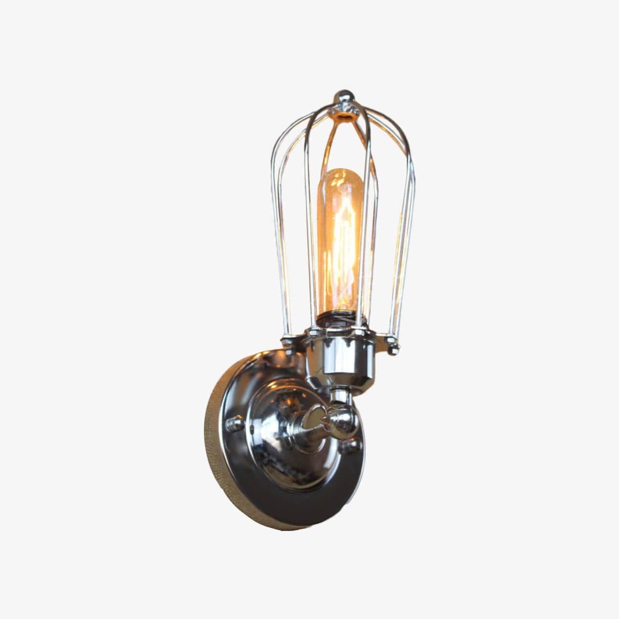 Rustic Vintage Gold Wall Sconce Gray Norenza