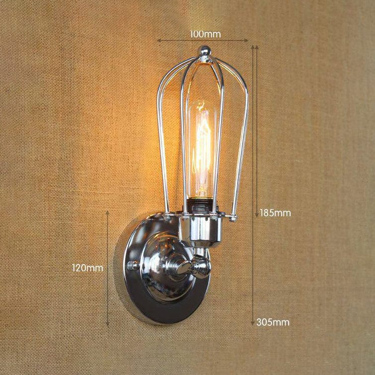 Rustic Vintage Gold Wall Sconce Norenza