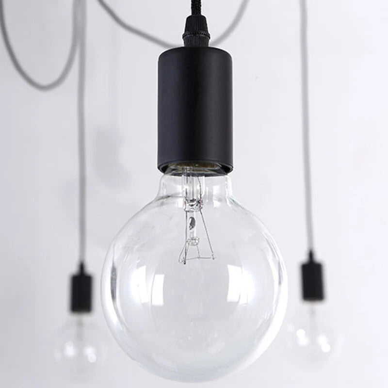 Suspension Design with Cable Hanging Lamps for Dining
